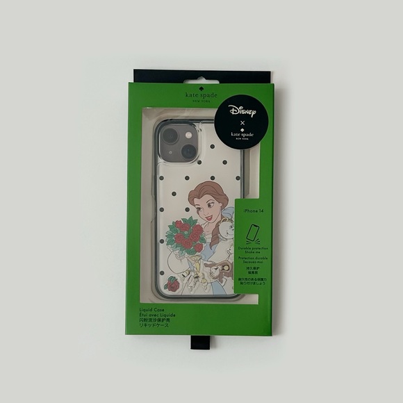 ♠️Kate Spade New York X Disney Beauty And The Beast iPhone 14s Phone Case NIB - Picture 5 of 5